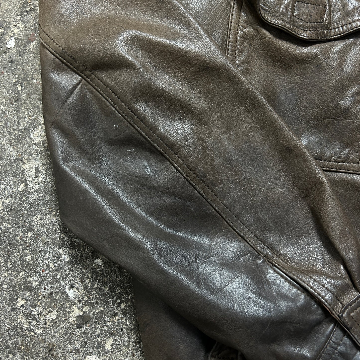 Vintage Leather Jacket (L)