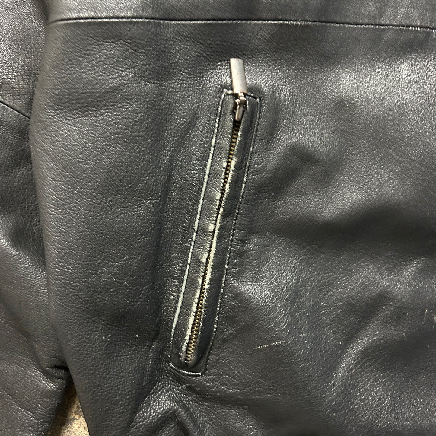 Vintage Leather Jacket (XL)