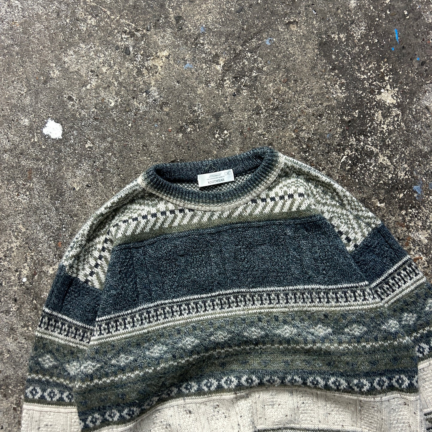 Vintage Knit Sweater (M)