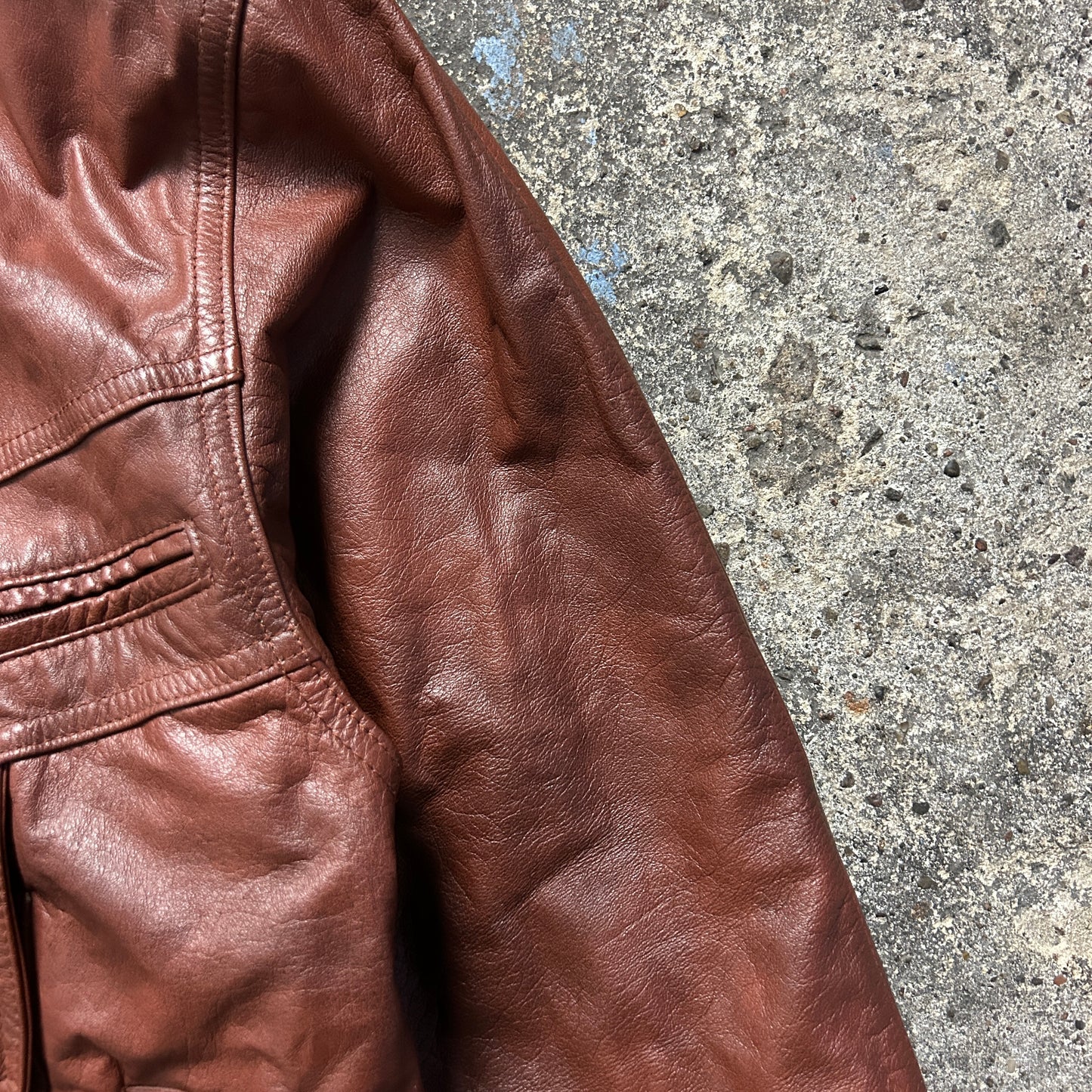 Vintage Leather Jacket (XXL)