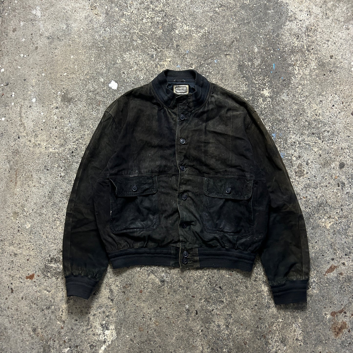 Vintage Leather Jacket (L)
