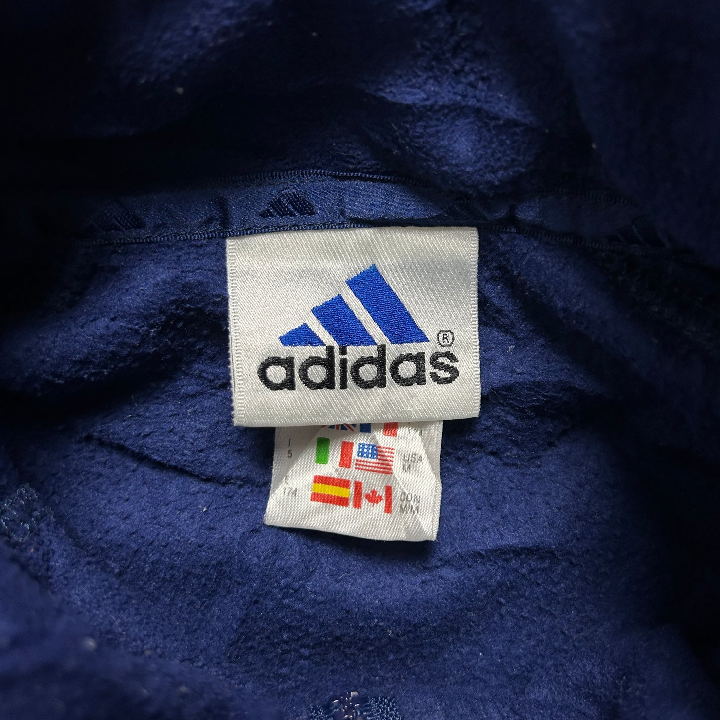 Vintage Adidas Real Madrid Fleece Zipper (M)