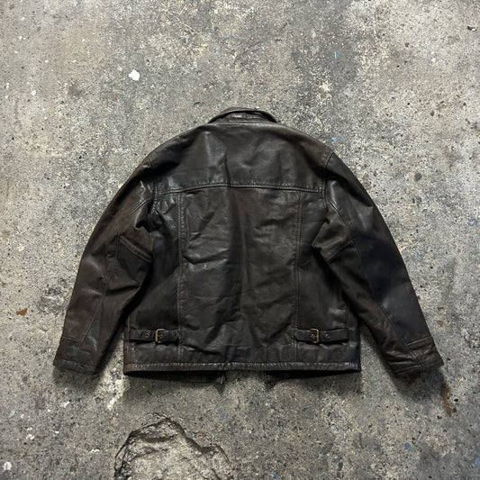 Vintage Leather Jacket (L)