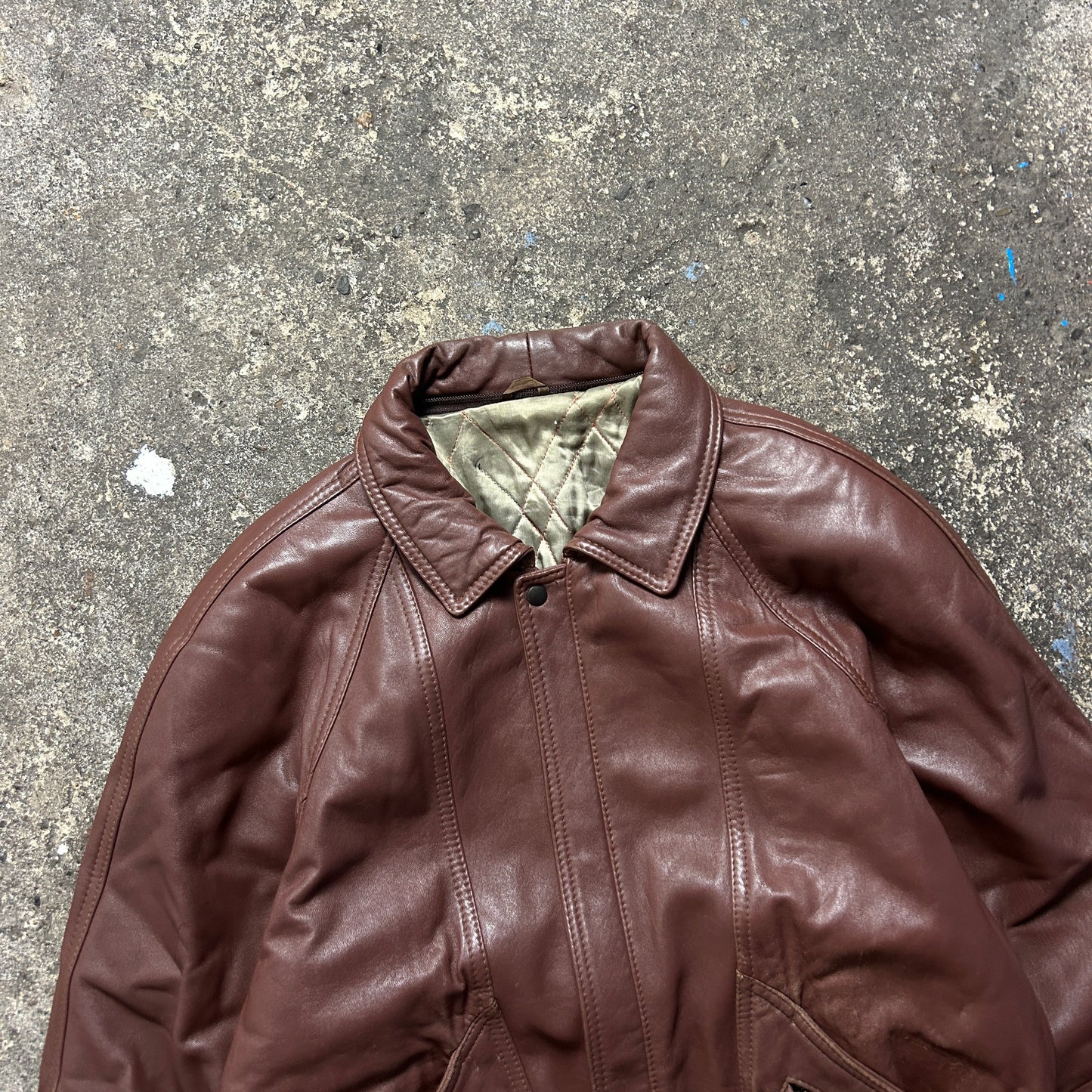 Vintage Leather Jacket (L)