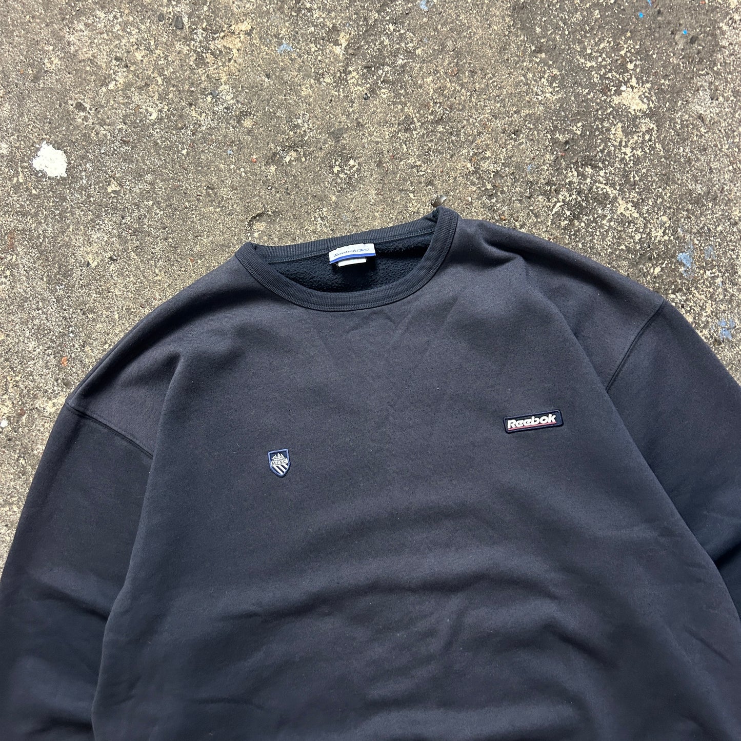 Vintage Reebok Manchester City Sweater (XL)