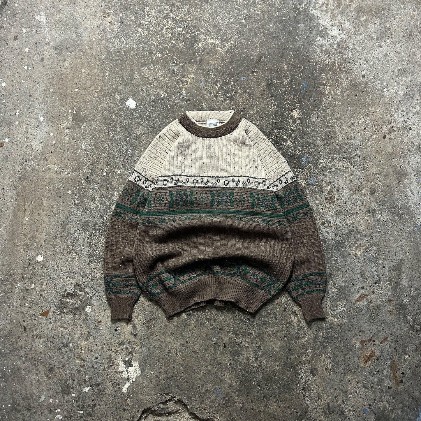 Vintage Knit Sweater (M)