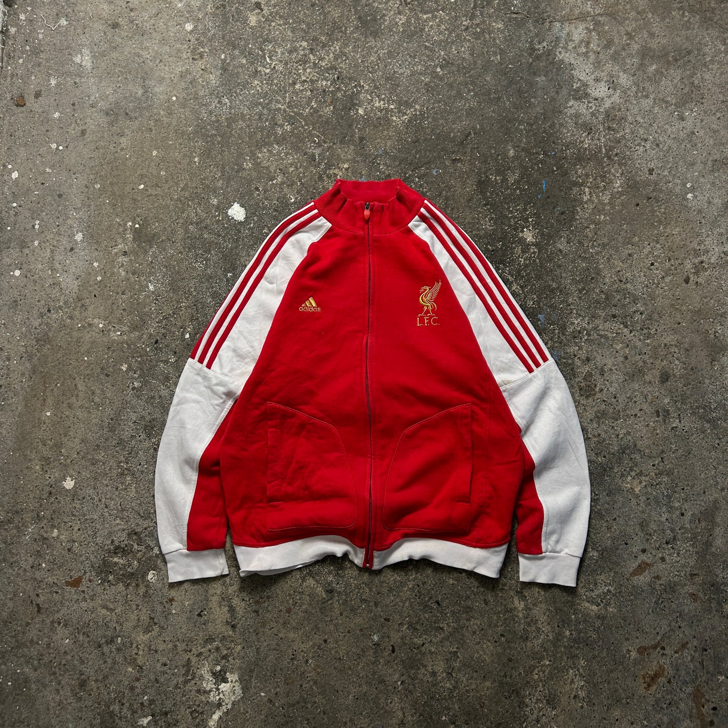 Vintage Adidas Liverpool Zipper (L)