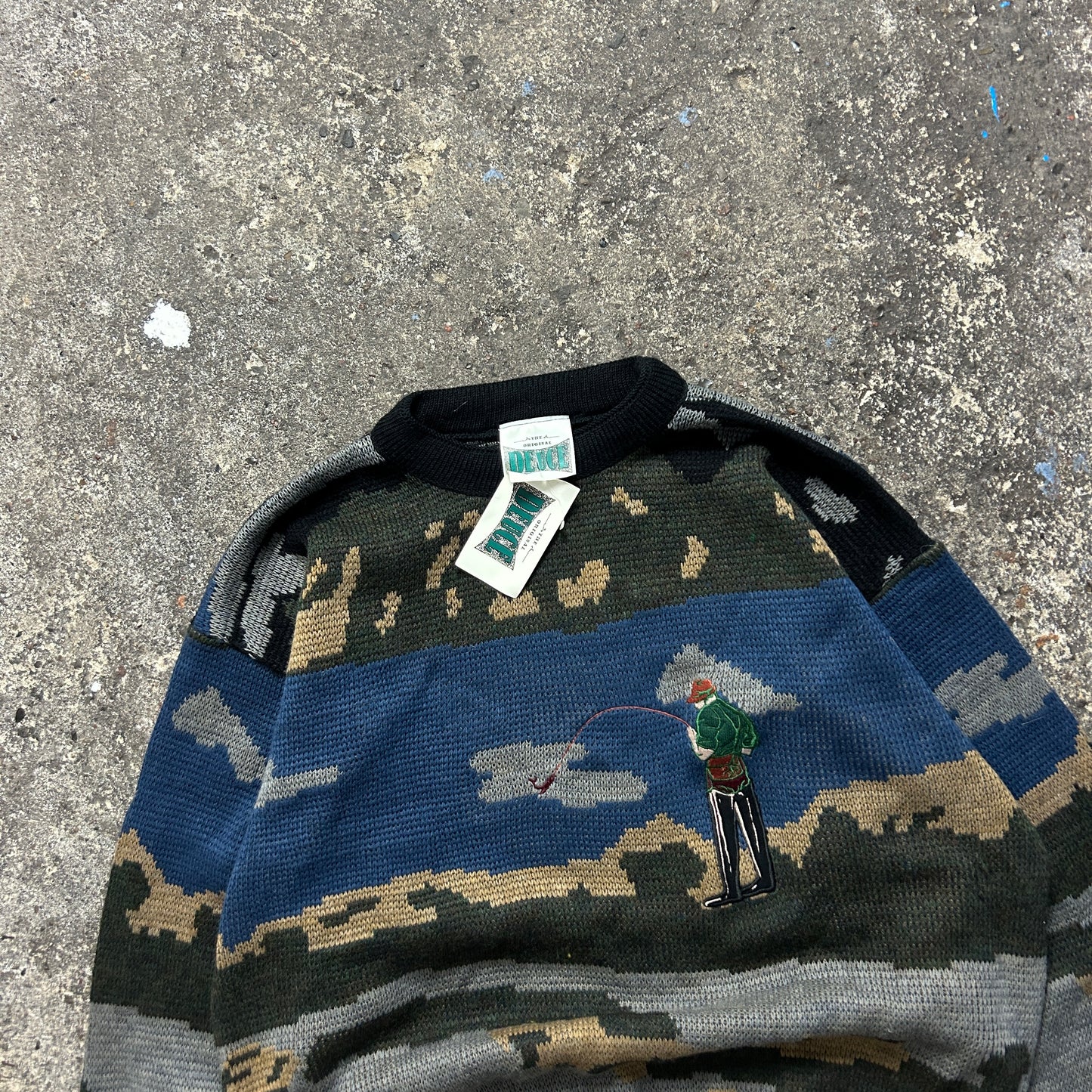 Vintage Knit Sweater (XL)
