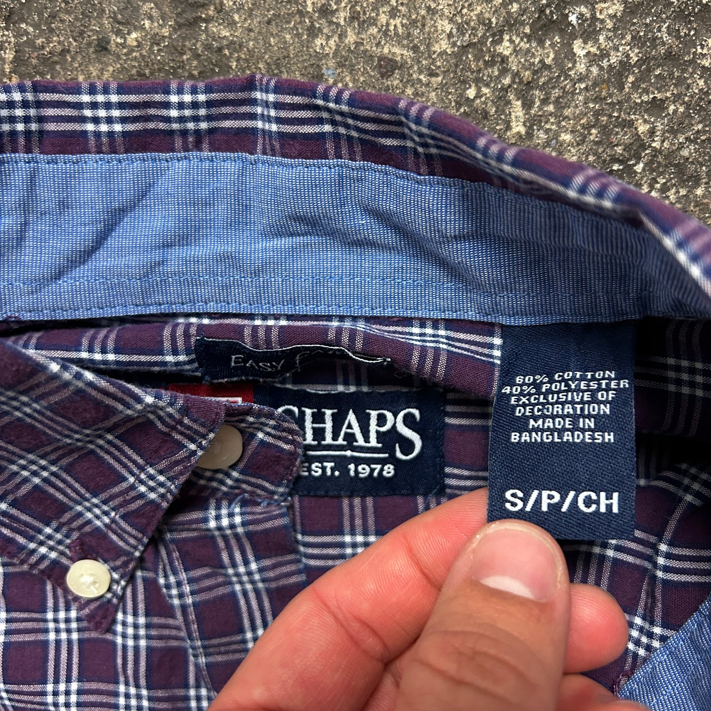 Vintage Chaps Ralph Lauren Longsleeve Shirt (S)