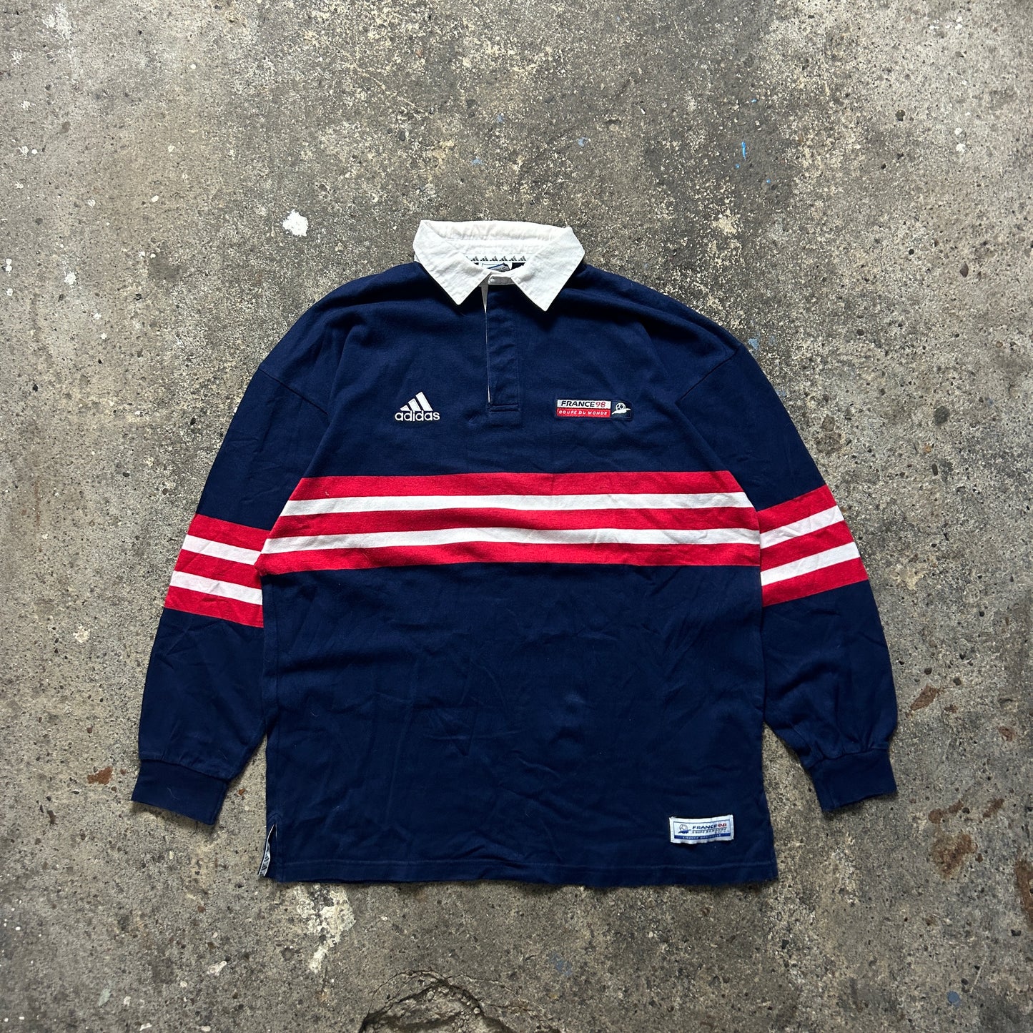 Vintage Adidas France 98 Longsleeve (XL)