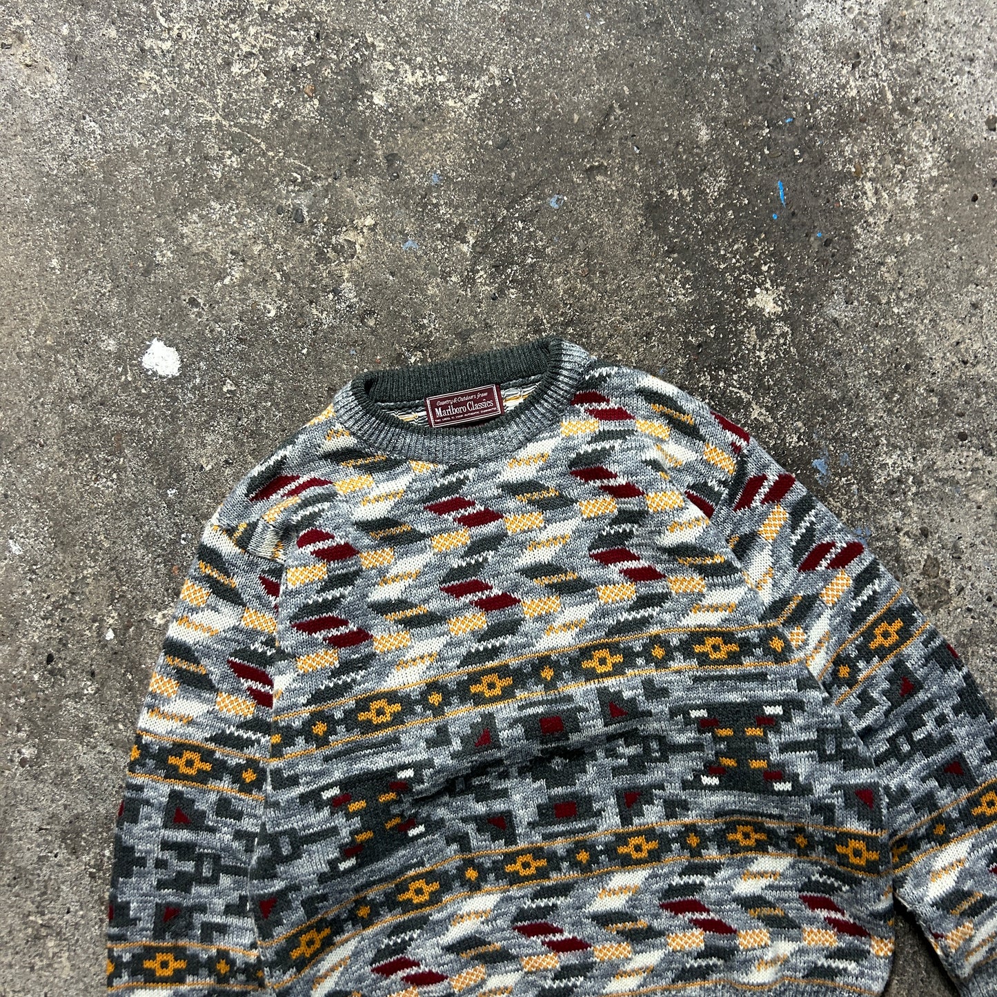 Vintage Marlboro Knit Sweater (M)