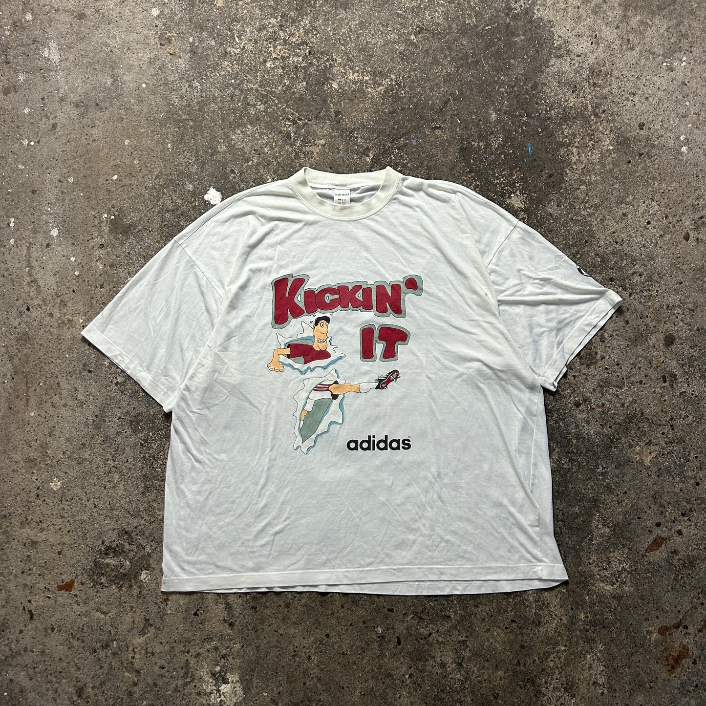 Vintage Bootleg Adidas T-Shirt (XXL)