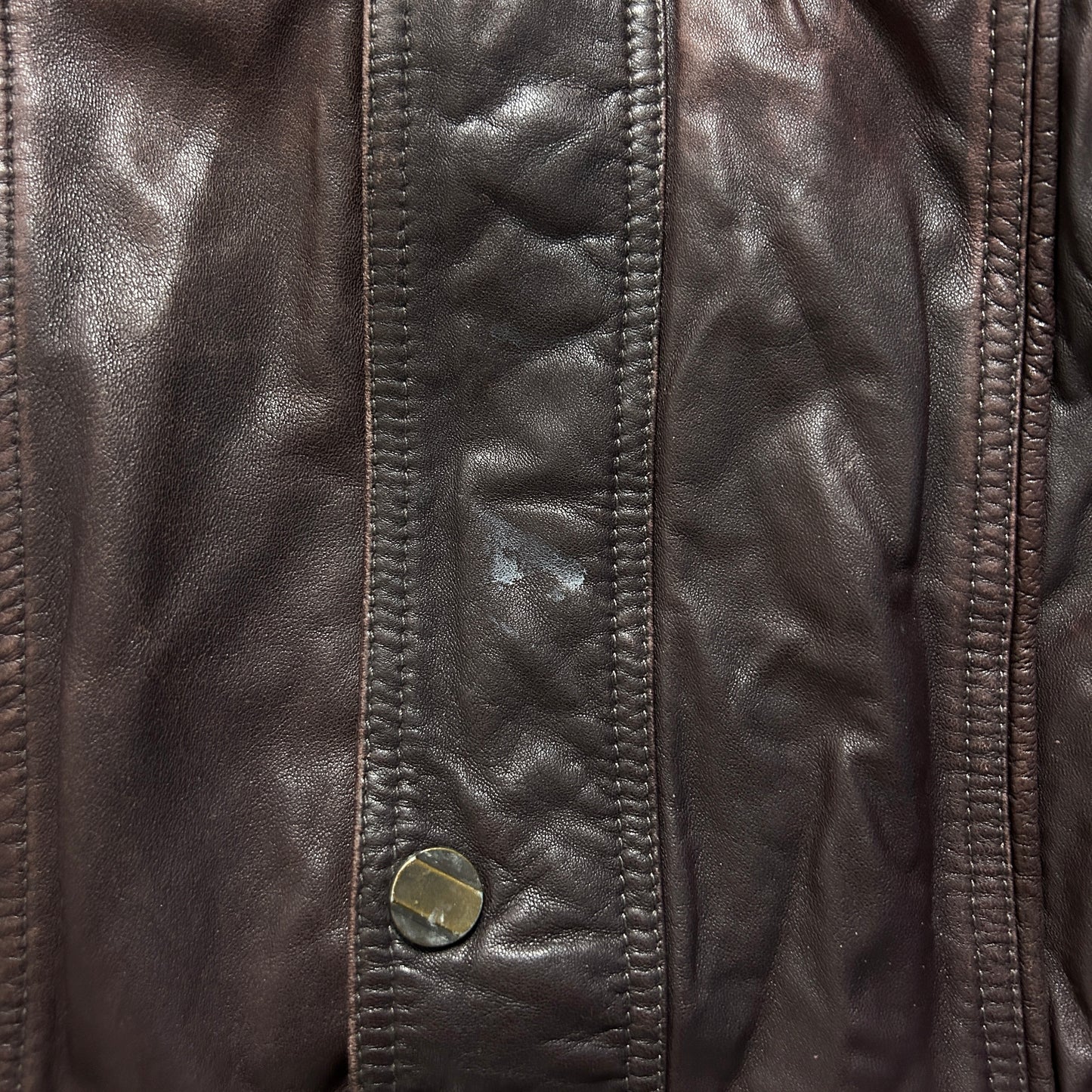 Vintage Leather Jacket (XL)