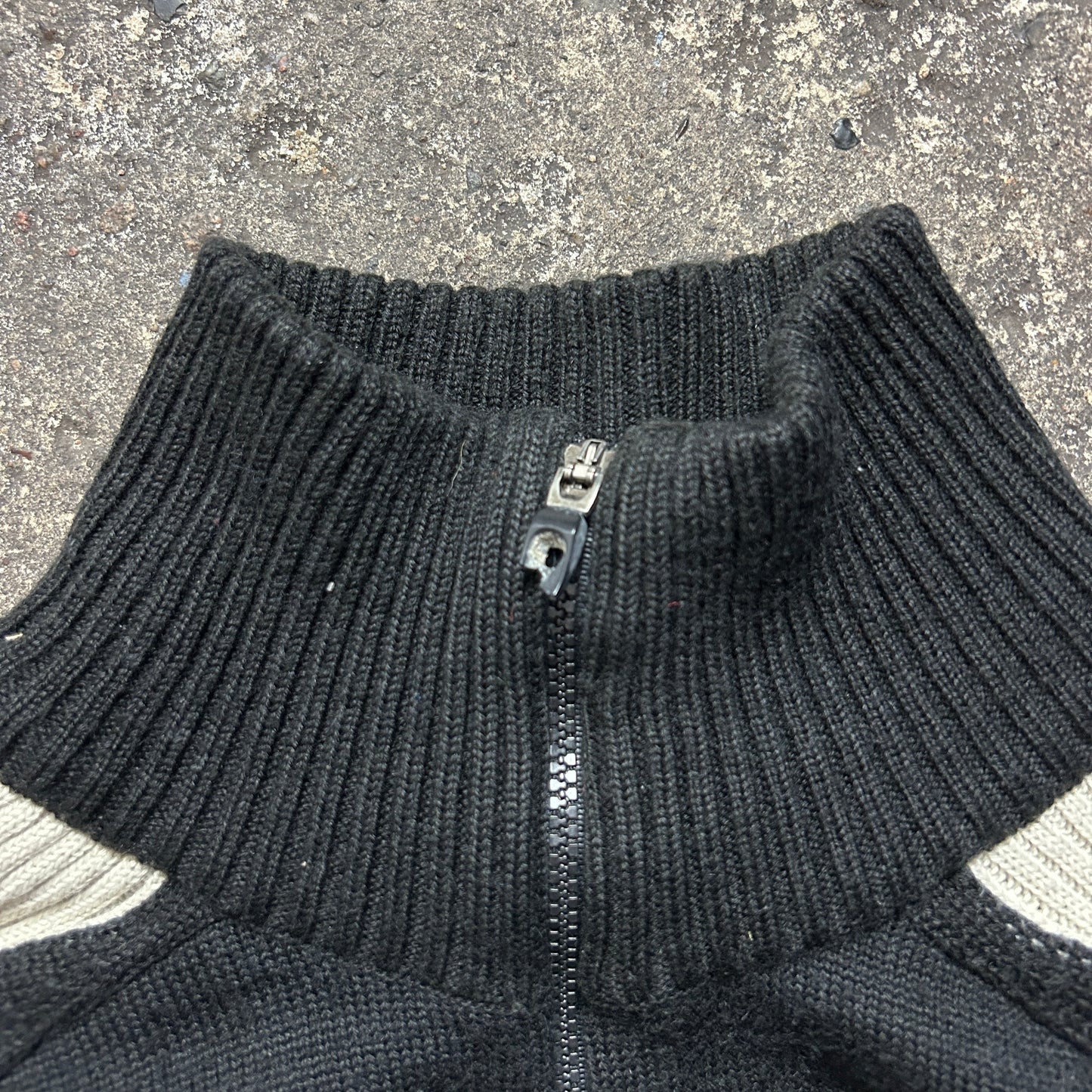 Vintage Puma Knit Zipper (L)