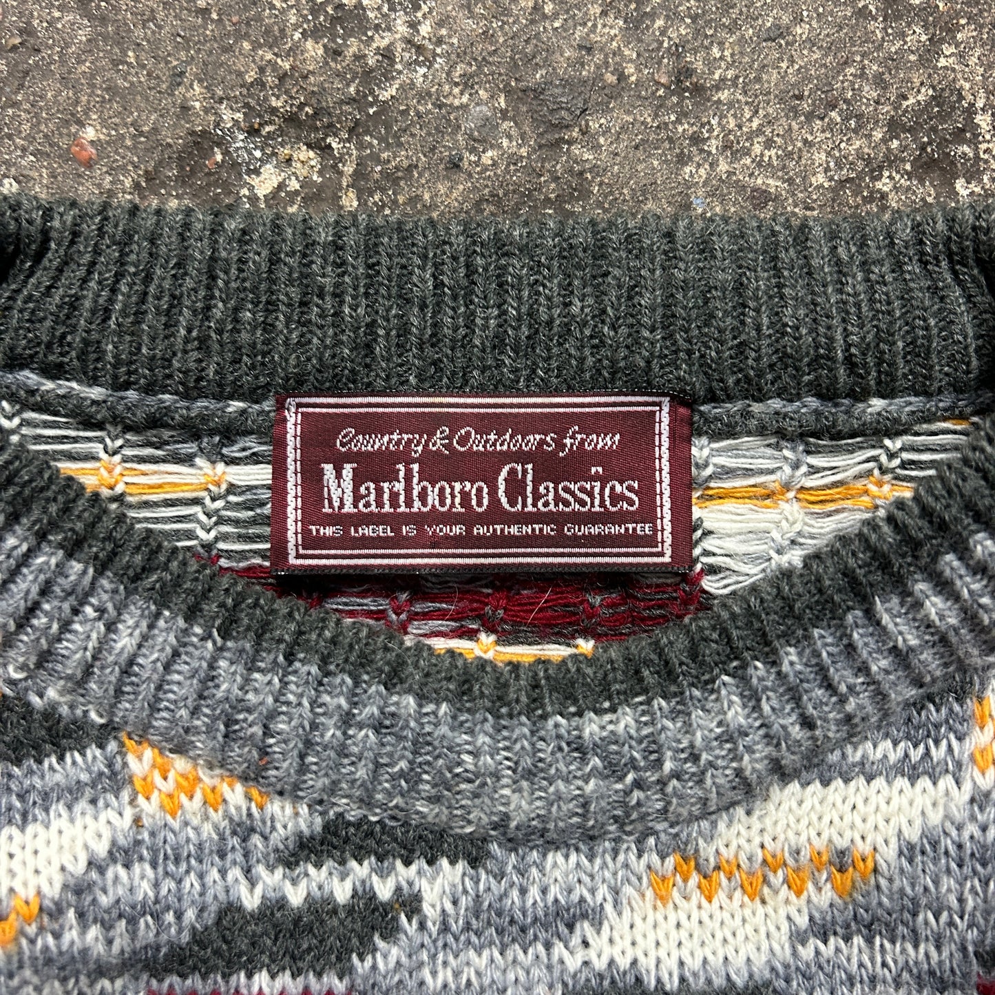 Vintage Marlboro Knit Sweater (M)