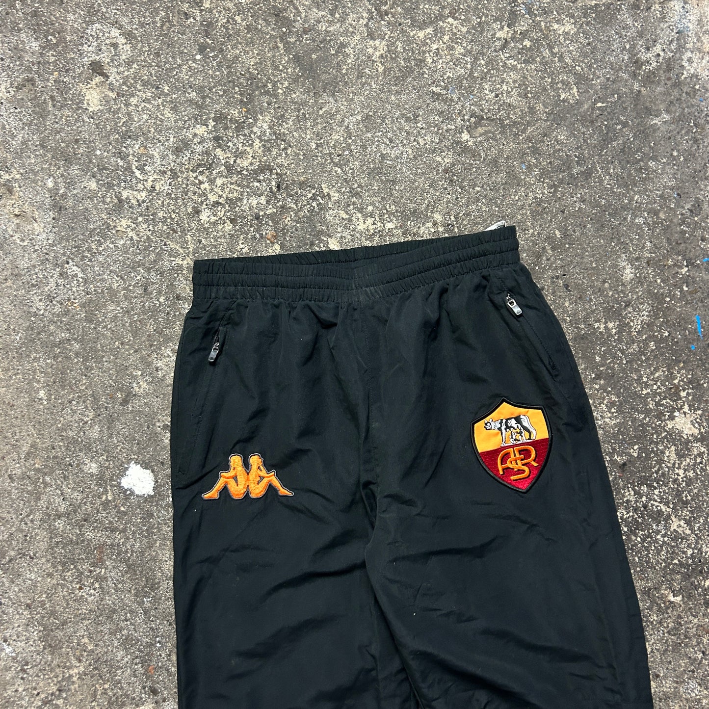 Vintage Kappa AS Roma Trackpants (XS)