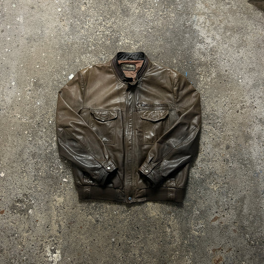 Vintage Leather Jacket (L)