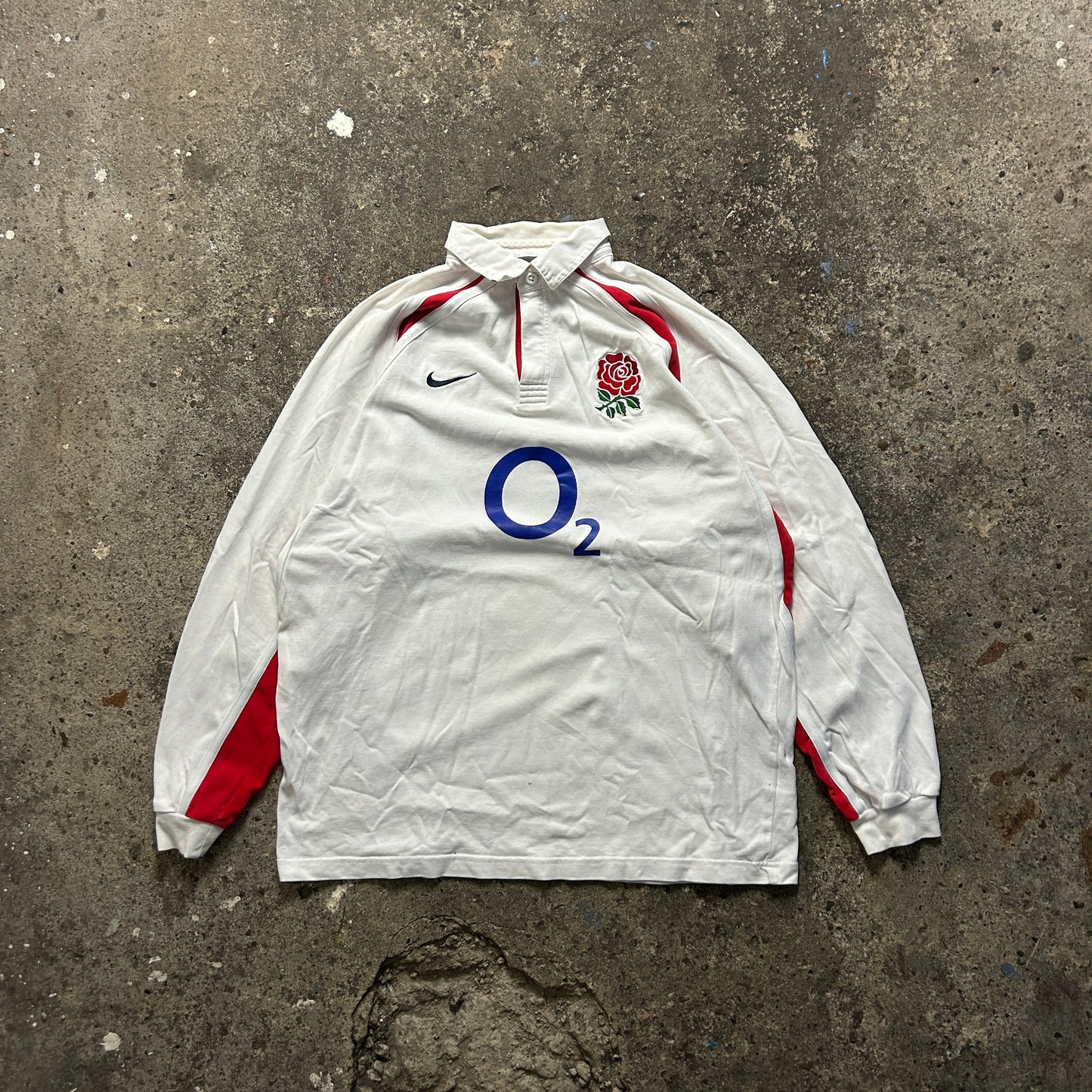 Vintage Nike England Rugby Longsleeve (XL)