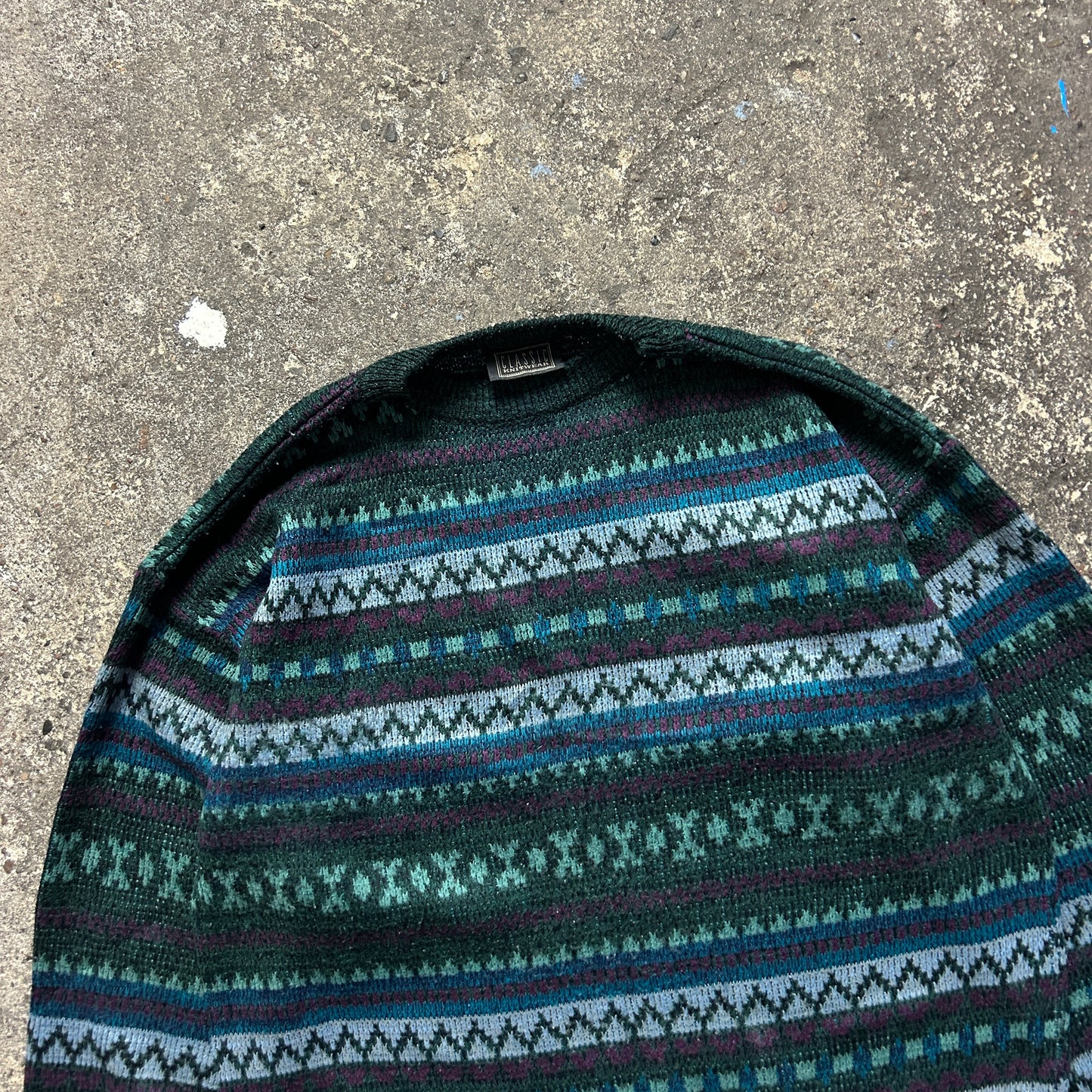 Vintage Knit Sweater (M)
