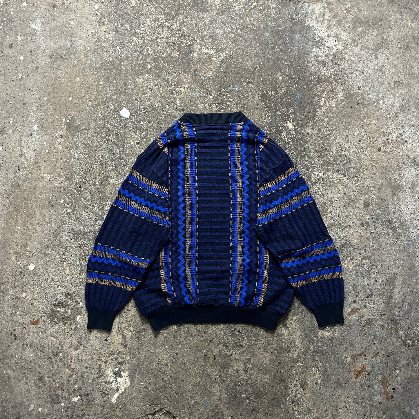 Vintage Coogi Style Knit Sweater (L)