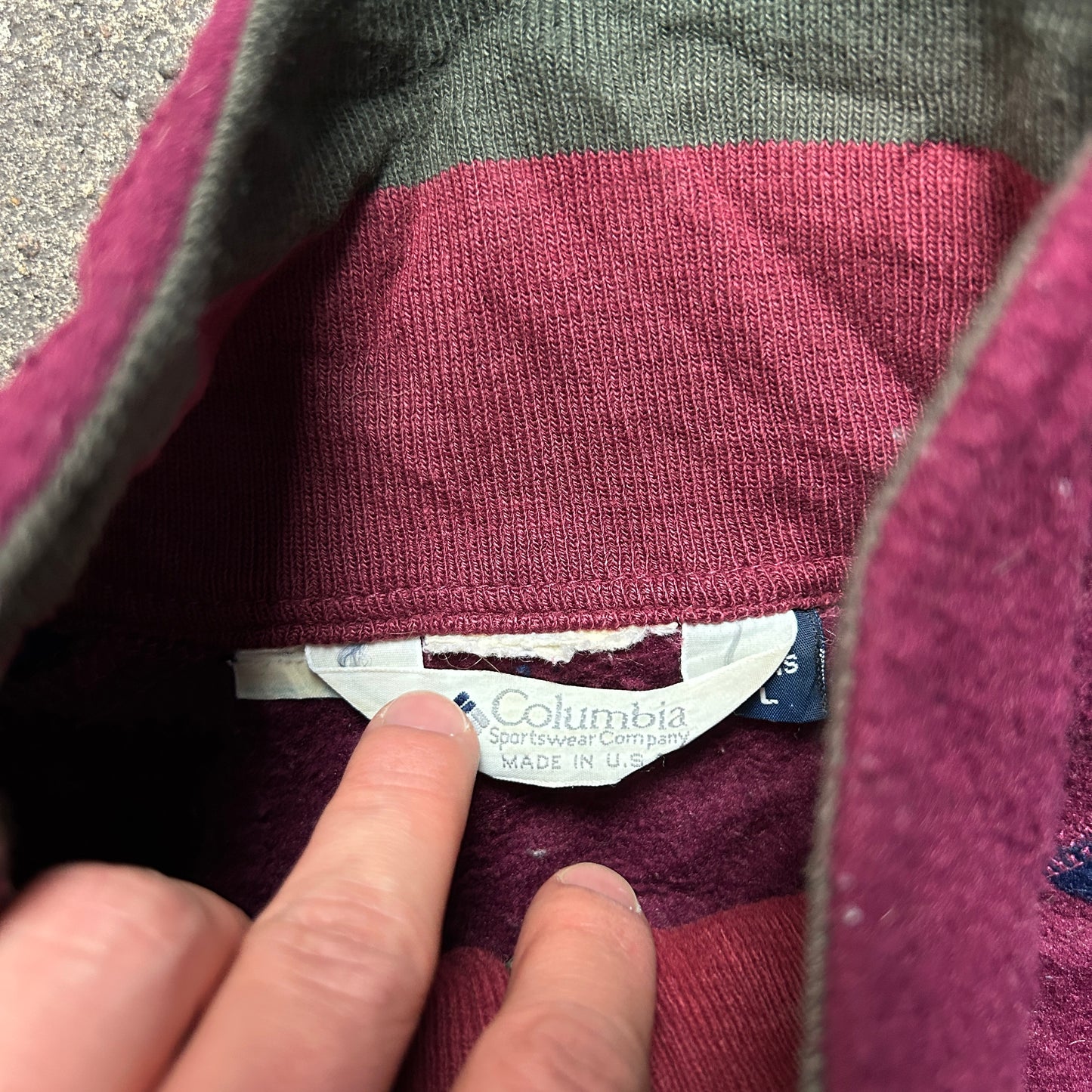Vintage Columbia Fleece Zipper (L)
