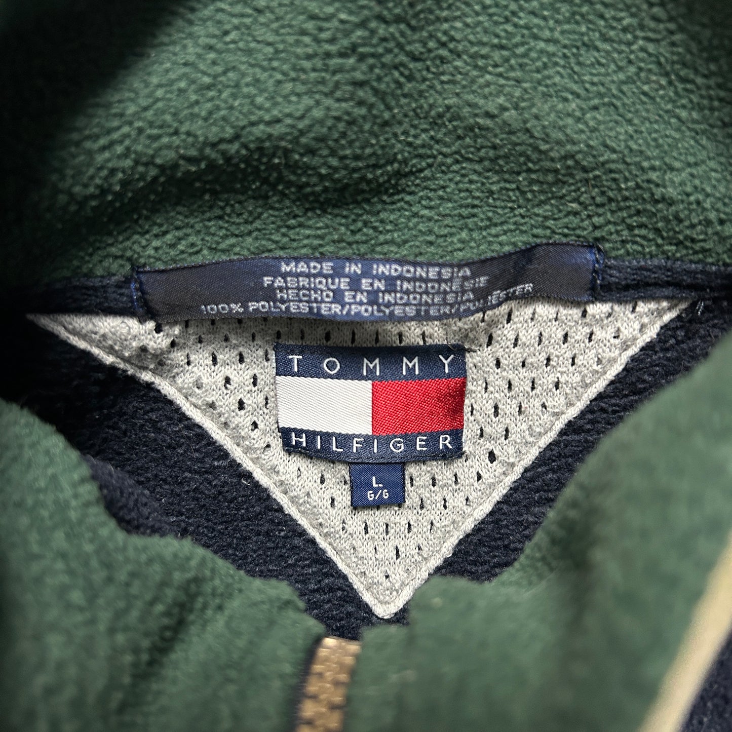 Vintage Tommy Hilfiger Fleece Sweater (L)