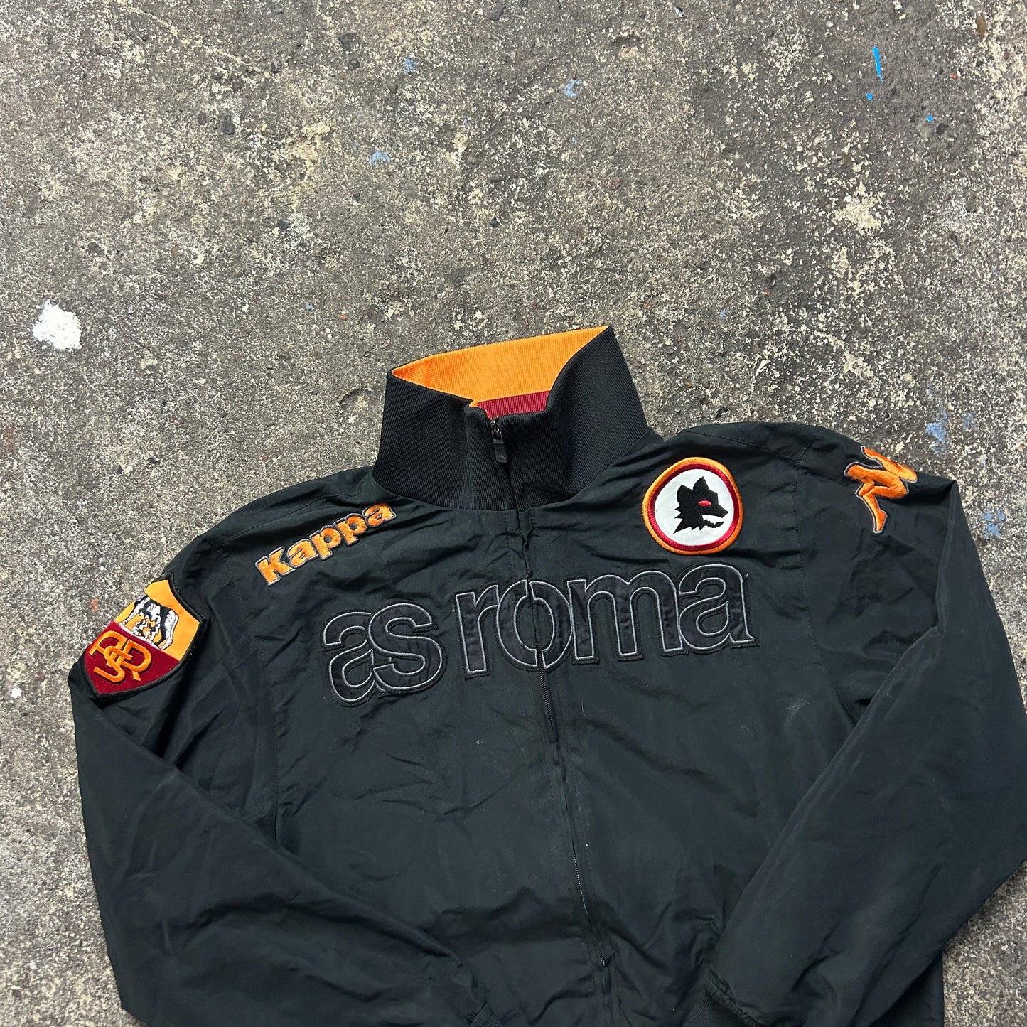 Vintage Kappa AS Roma Trackjacket (XS)