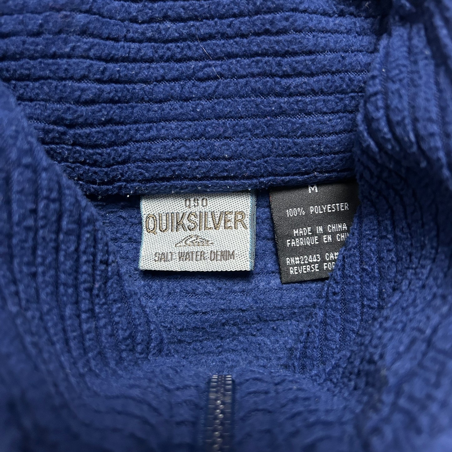 Vintage Quiksilver Fleece Zipper (XL)