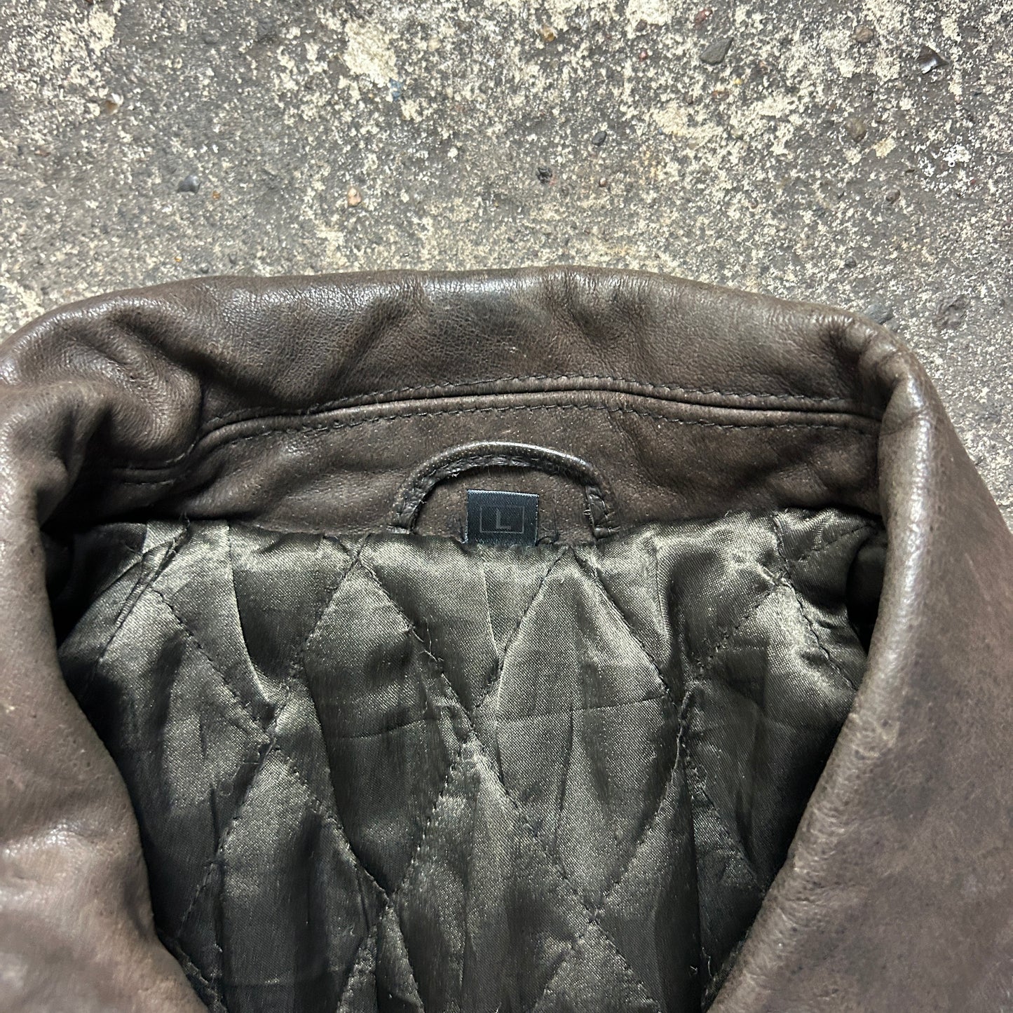 Vintage Leather Jacket (L)