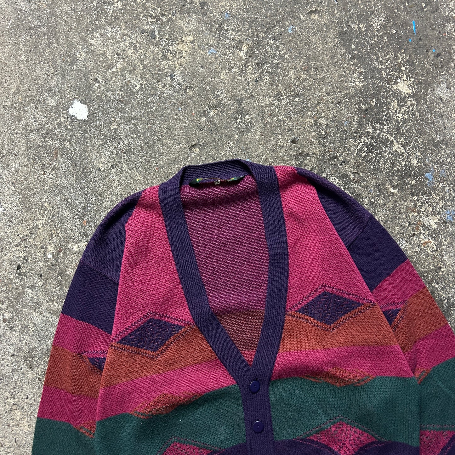 Vintage Knit Cardigan (L)