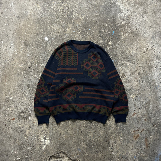 Vintage Knit Sweater (XL)