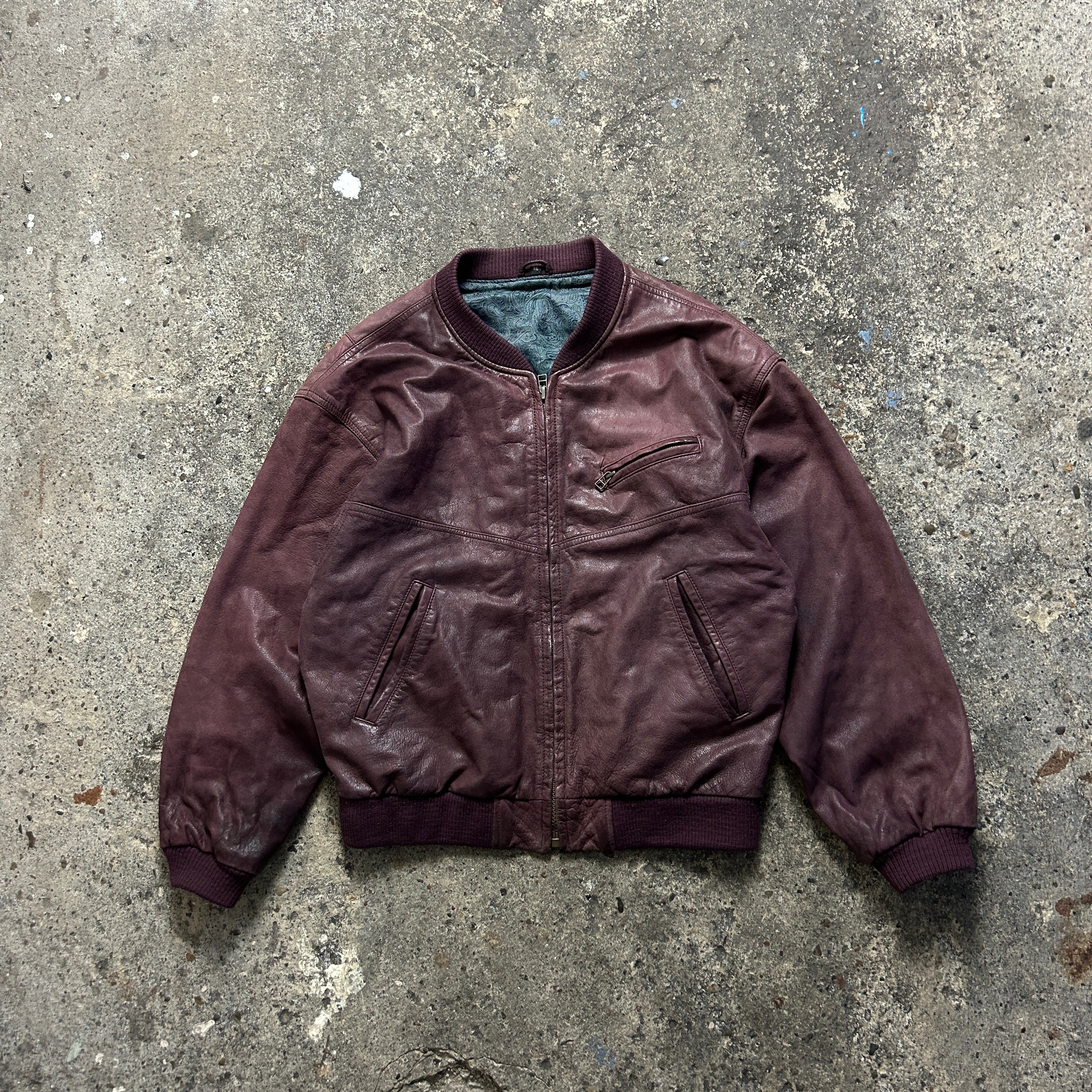 Vintage Leather Jacket (M)