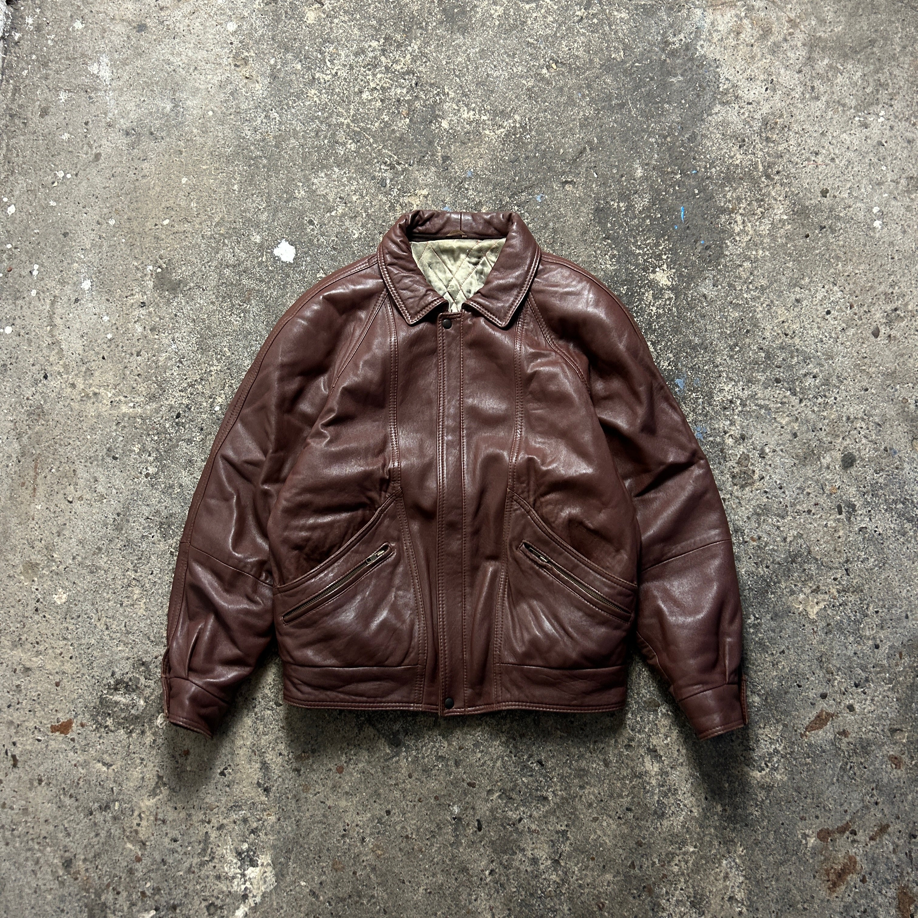 Vintage Leather Jacket (L)