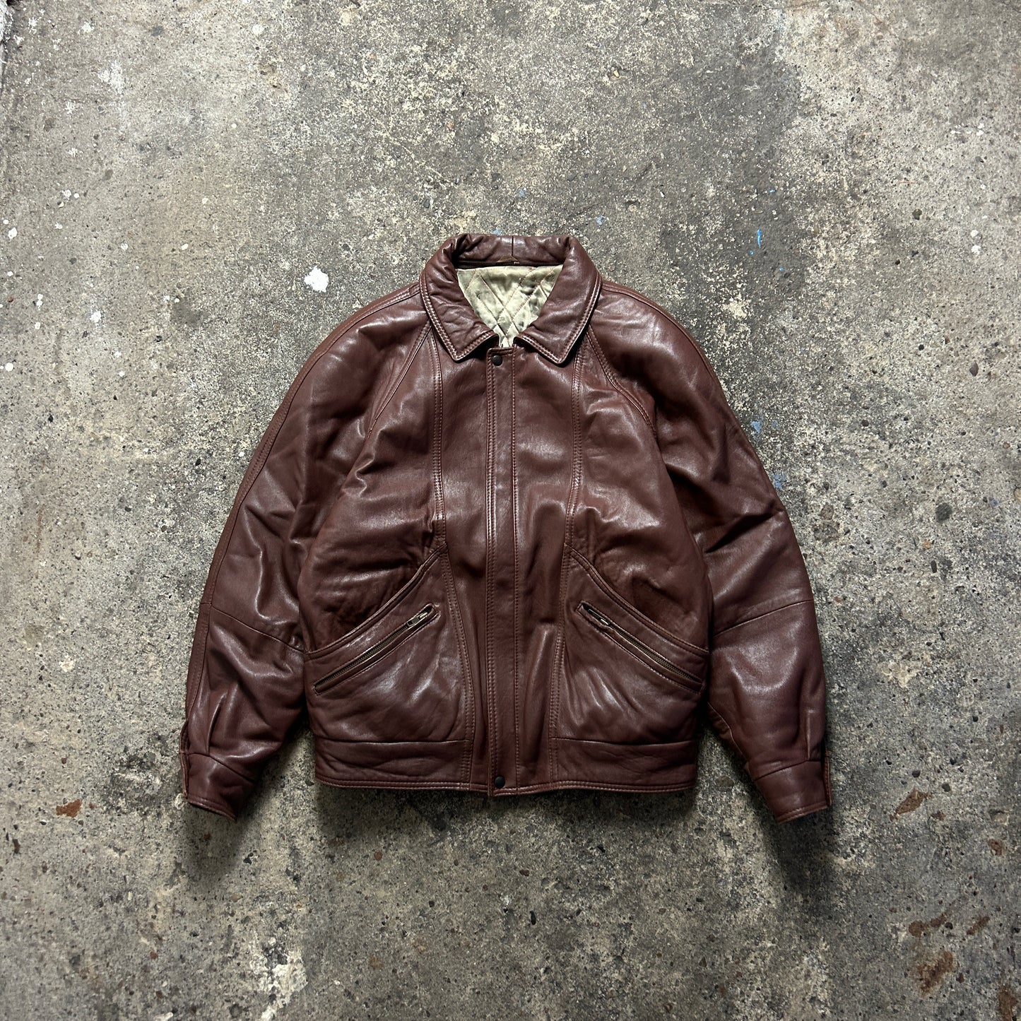 Vintage Leather Jacket (L)