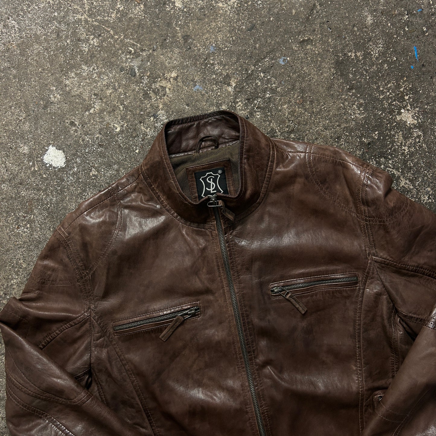 Vintage Leather Jacket (M)