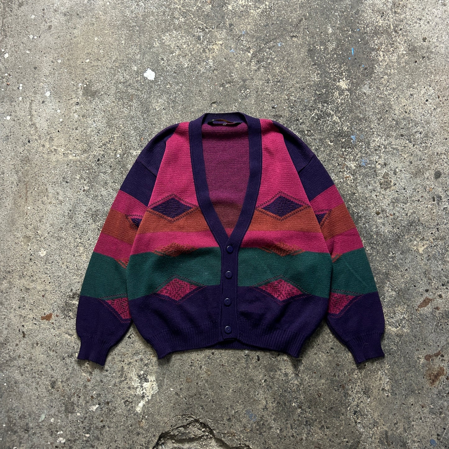 Vintage Knit Cardigan (L)