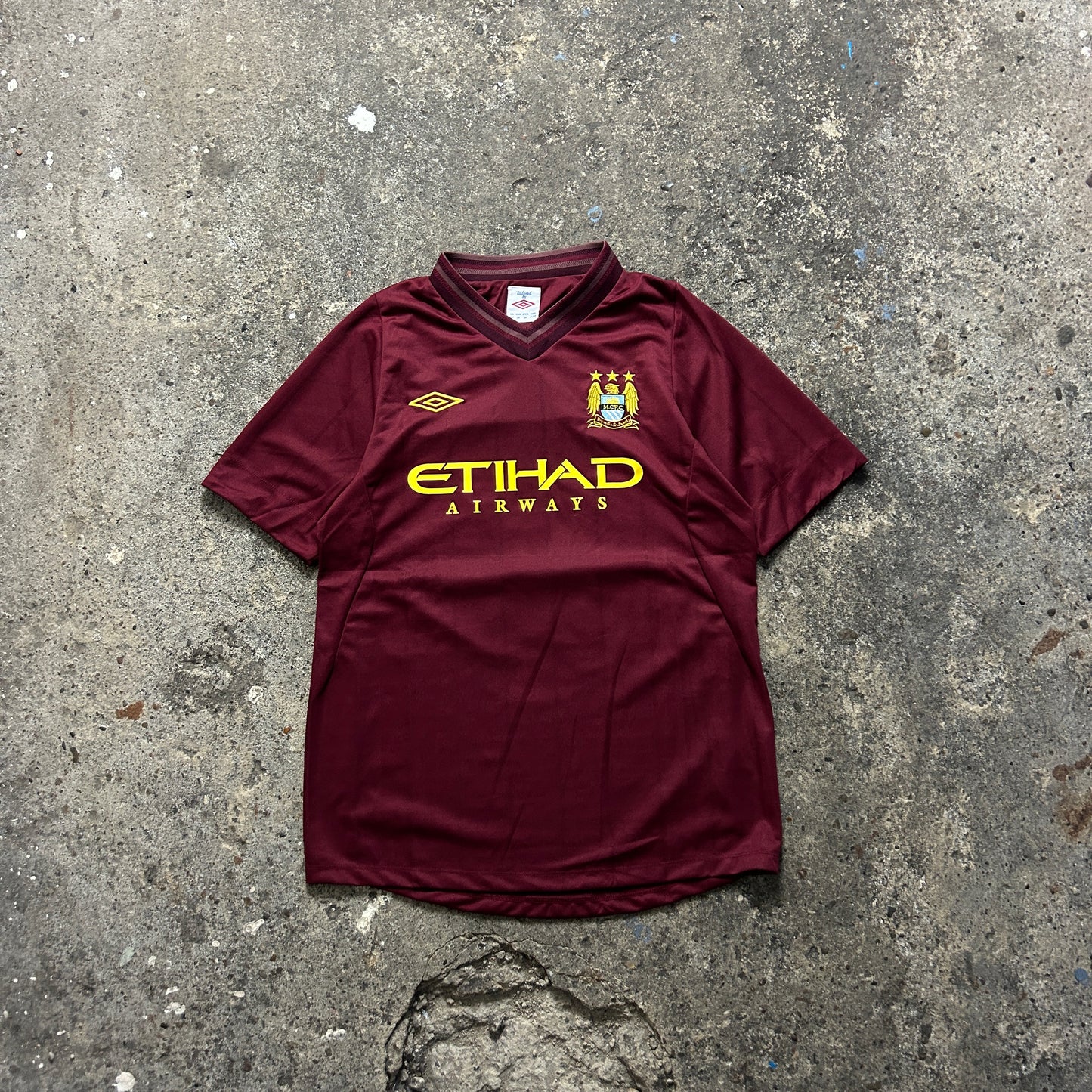 Vintage Umbro Manchester City Agüero Jersey (S)