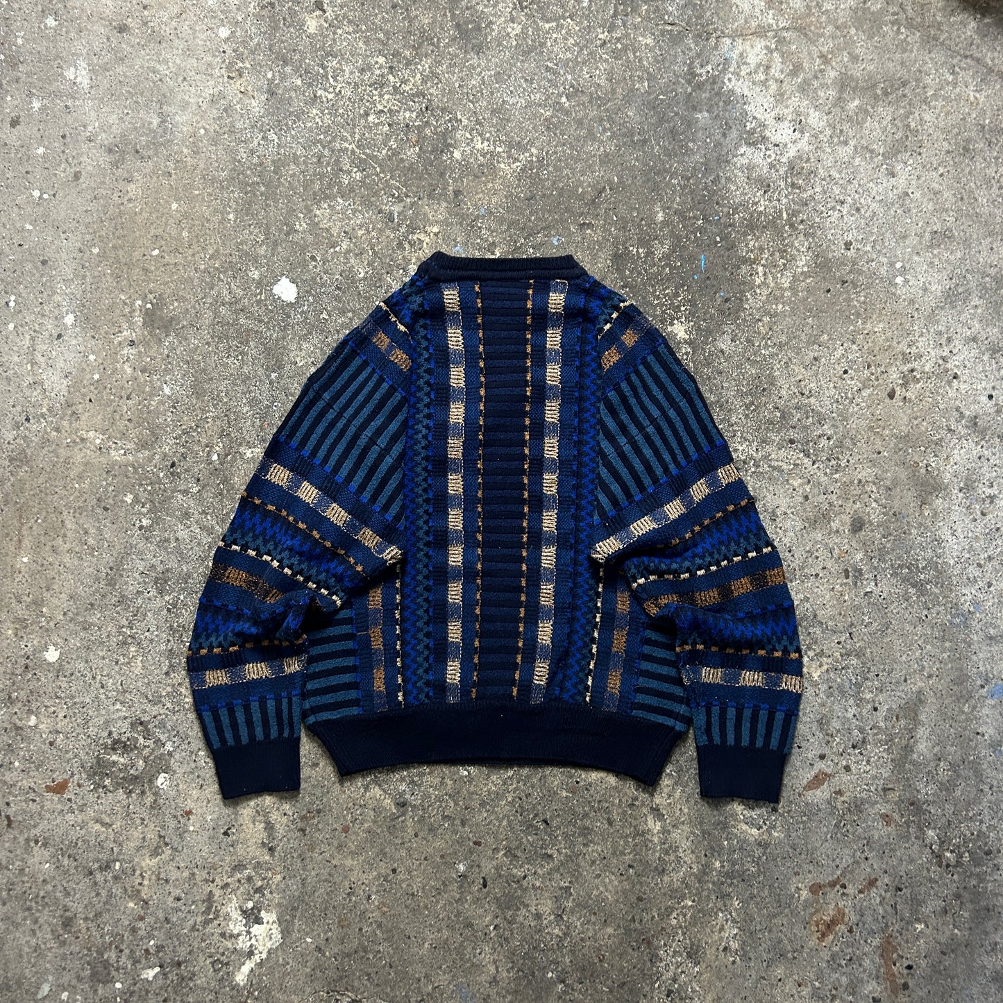 Vintage Coogi Style Knit Sweater (XXL)