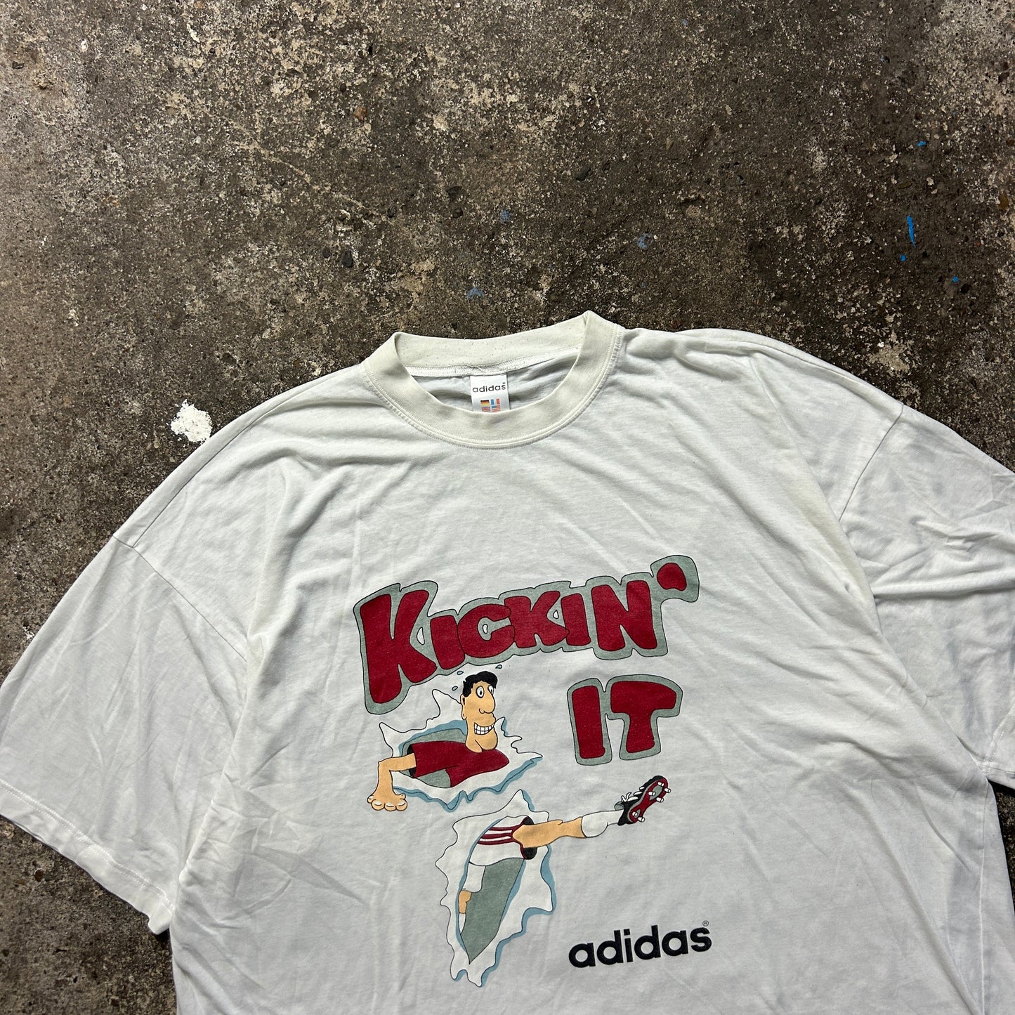 Vintage Bootleg Adidas T-Shirt (XXL)