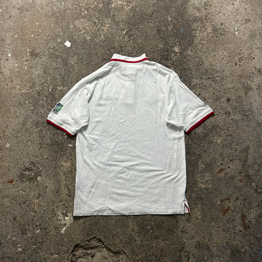 Vintage England Rugby Polo Shirt (L)