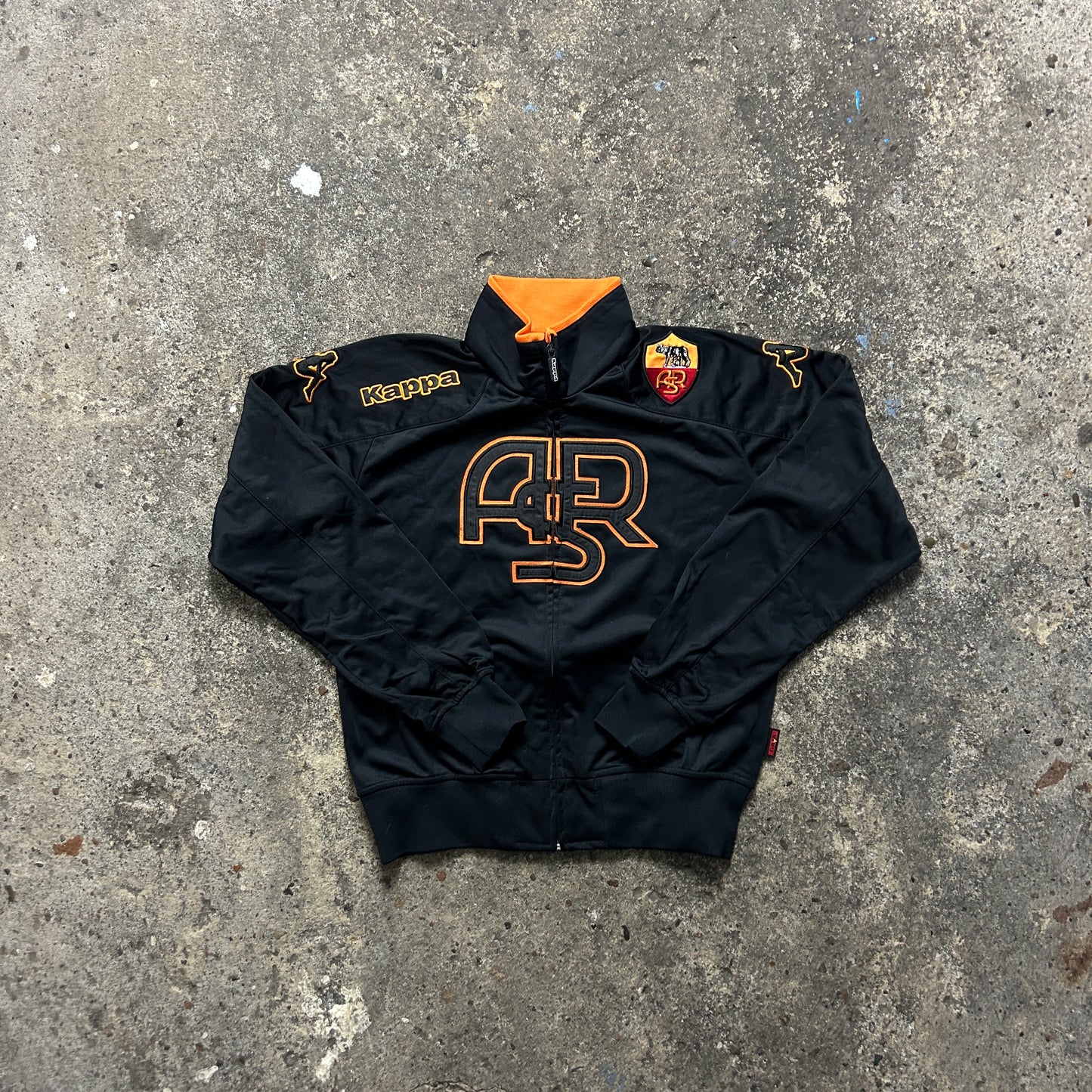 Vintage Kappa AS Roma Trackjacket (XXS)