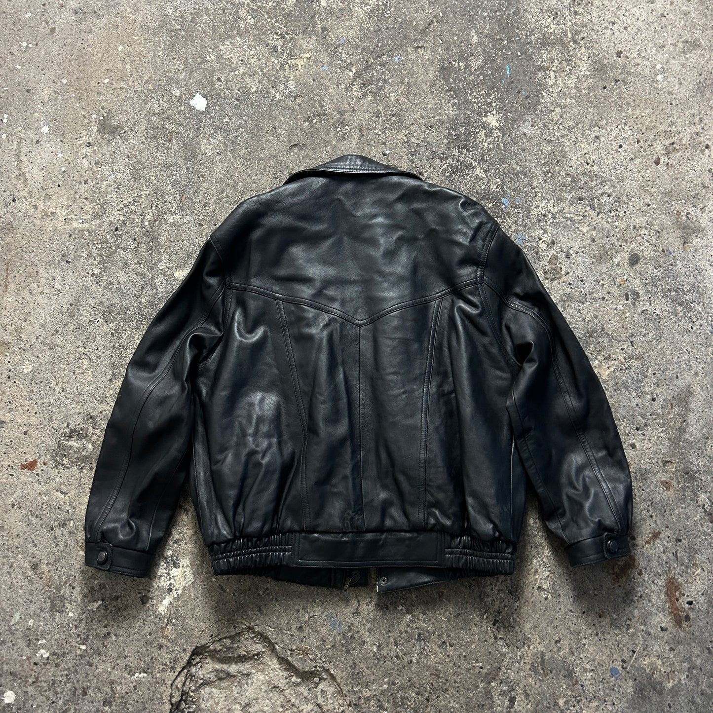 Vintage Leather Jacket (XL)