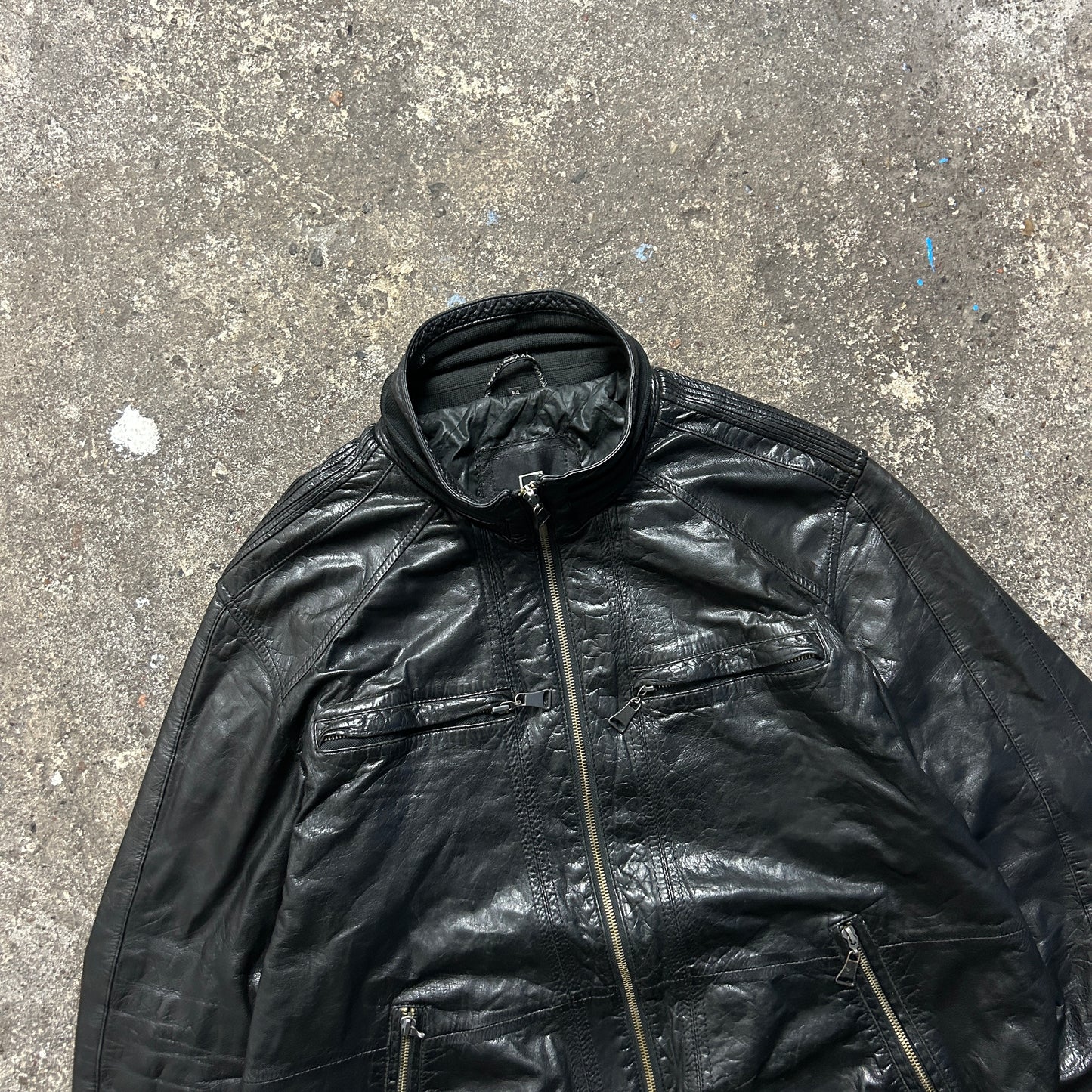 Vintage Leather Jacket (L)