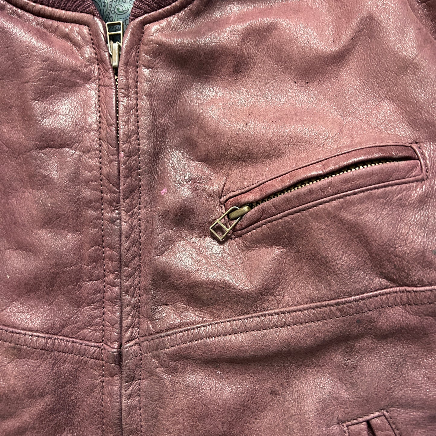Vintage Leather Jacket (M)