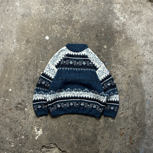 Vintage Knit Sweater (L)