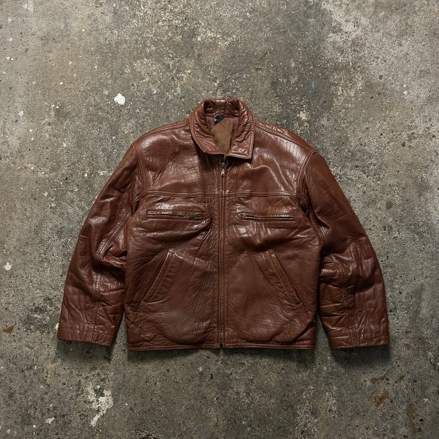 Vintage Leather Jacket (M)