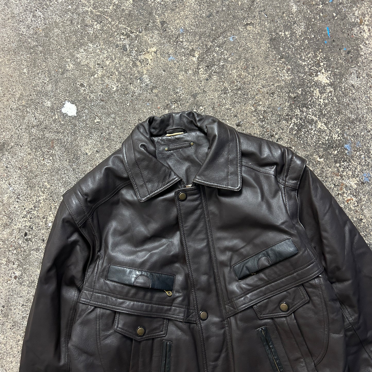 Vintage Leather Jacket (L)