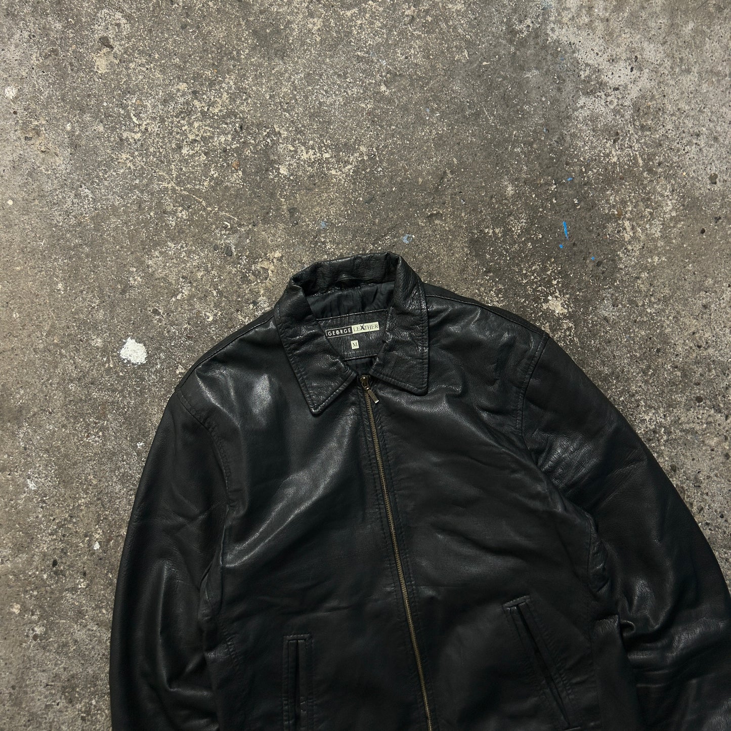 Vintage Leather Jacket (M)