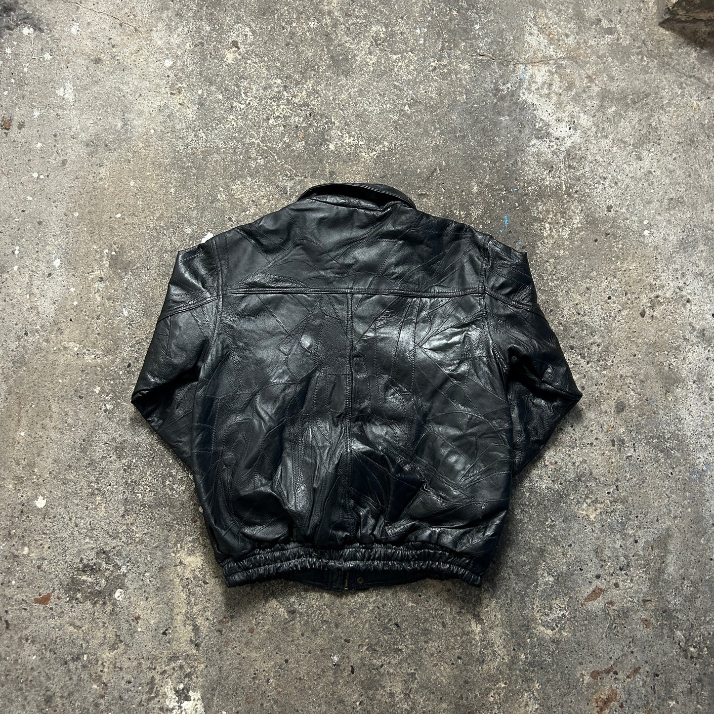 Vintage Leather Jacket (XL)