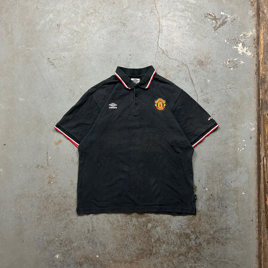 Vintage Umbro Manchester United Polo Shirt (XL)